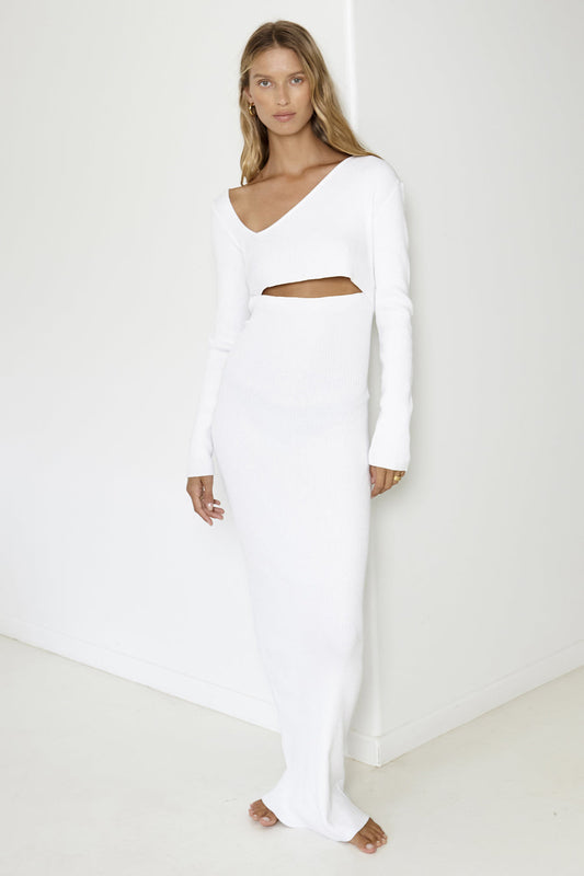Aurora Maxi Dress - White